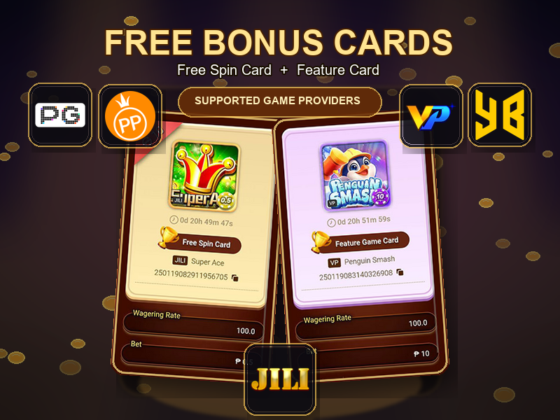Free spin card supported providers and rules