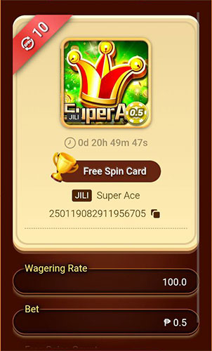 Free spin card guide and bonus card examples